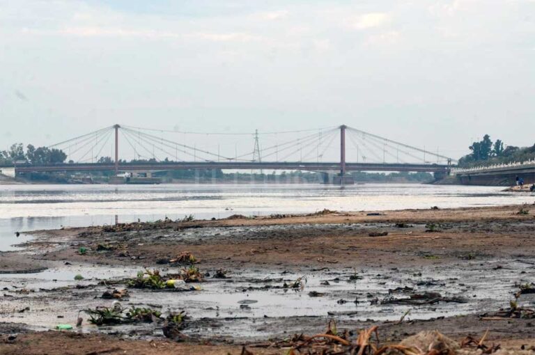 Así se encontraba la Laguna Setúbal este lunes 12 de julio de 2021. Flavio Raina