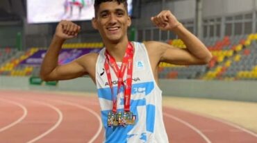 El concordiense se colgó dos medallas doradas y espera el Mundial de Kenia.