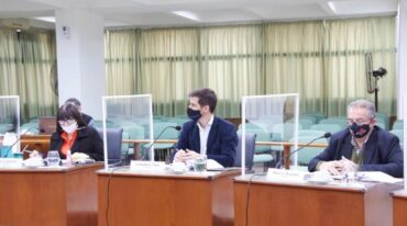 En sesión. Los concejales trataron cuatro proyectos que fueron enviados por el Ejecutivo. Gentileza: prensa Concejo Deliberante de Rafaela.
