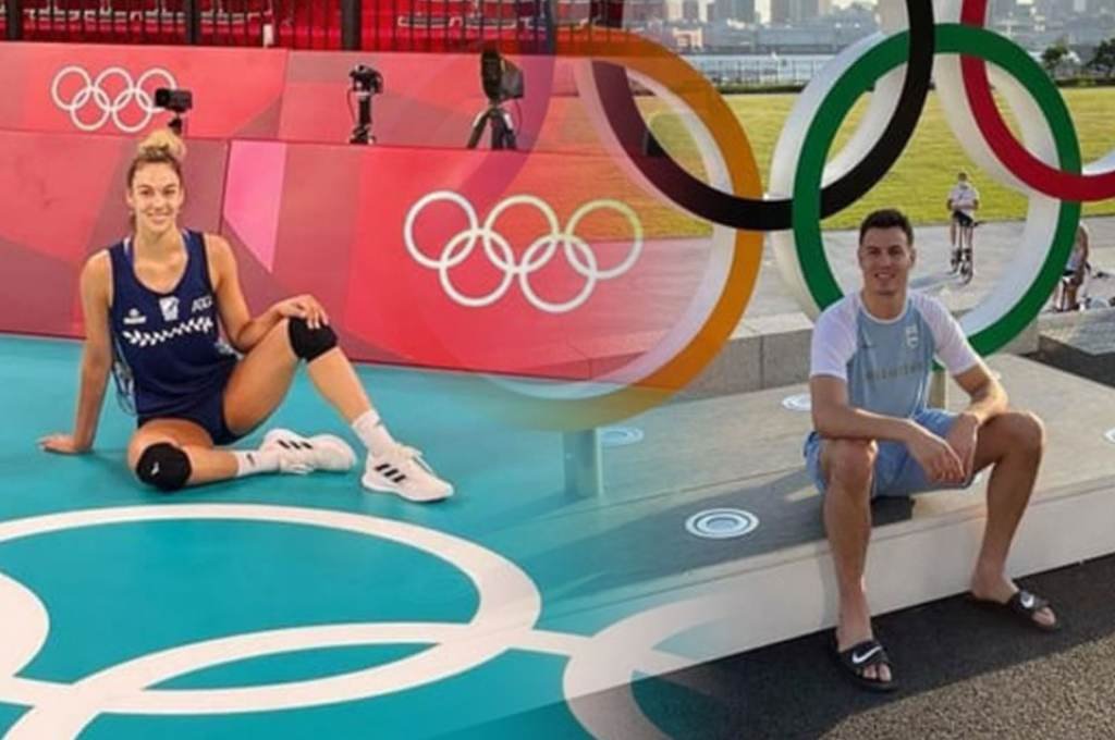 Elina Rodríguez y Francisco Cáffaro. Fotomontaje.