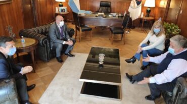 En la reunión se abordaron temas clave para la provincia y el país. Gentileza.