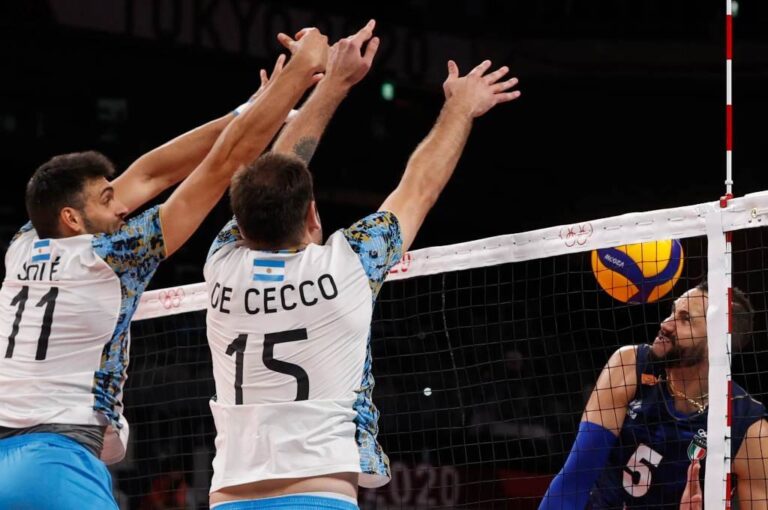 Sebastián Solé y Luciano De Cecco fueron claves en el equipo argentino. Gentileza.