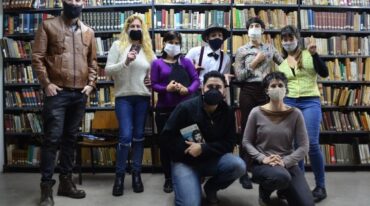 Participantes del taller literario del colectivo La Muchedumbre. Gentileza
