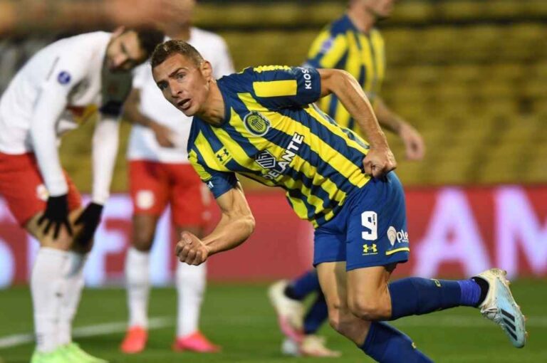 El "Canalla" necesita más que nunca de su goleador Marco Ruben.    Gentileza