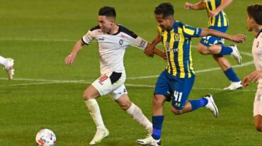Imagen de la derrota de Central ante Independiente por el torneo doméstico. Télam.