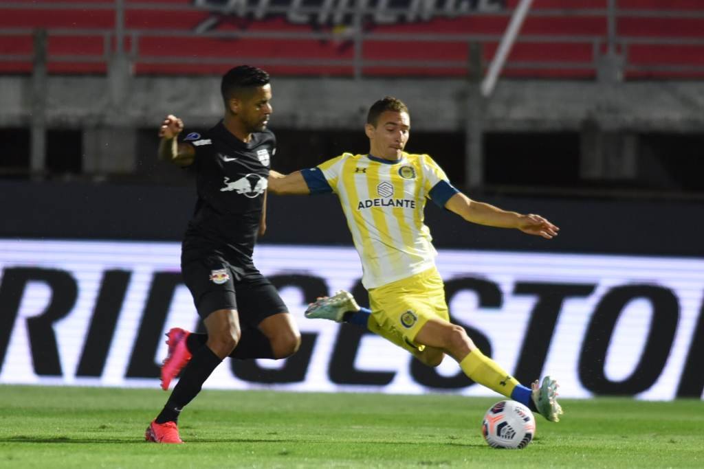 A Marco Ruben le anularon dos goles. Gentileza: prensa Rosario Central.