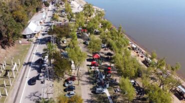 La costanera santaelenense se disfrutó a pleno.