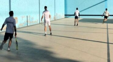 Selección de Frontenis en el Club de Paleta de Gualeguay.