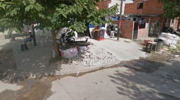 Esquina de Rueda y Vera Mujica donde atacaron al hombre de 57 años Gentileza