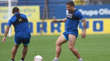 Vecchio se pone en forma para llegar al duelo ante Boca. Gentileza: prensa Rosario Central.