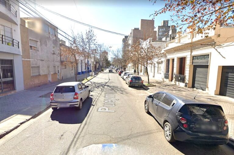 El hecho se produjo en una vivienda ubicada en Pueyrredón al 500. Captura digital - Google Maps Streetview