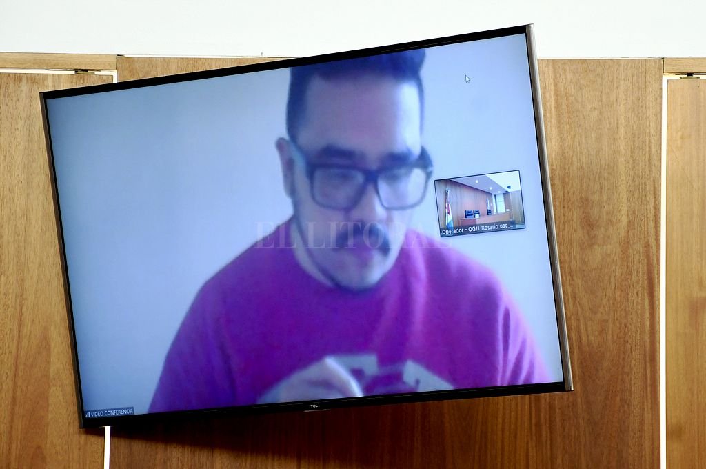 Ariel "Guille" Cantero en una audiencia judicial. Archivo El Litoral