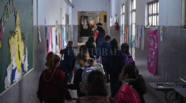 Todos a clases. En la escuela Luis María Drago esta semana pudieron volver a la presencialidad plena primero