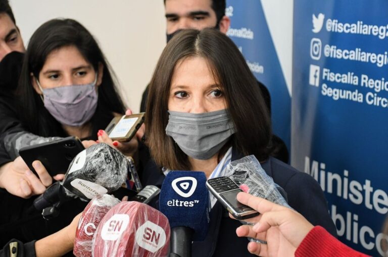 La fiscal regional María Eugenia Iribarren. Gentileza