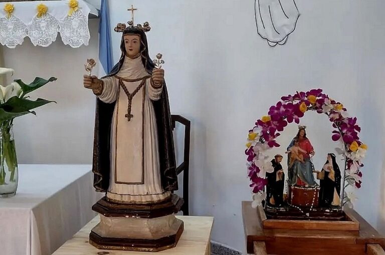 La imagen fue tallada por guaraníes y llevada a Villaguay desde Corrientes