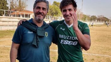 Sebastián con Estanislao