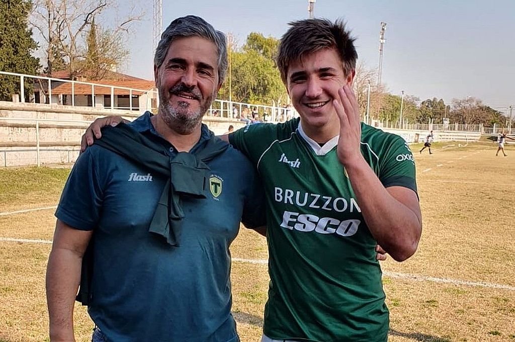 Sebastián con Estanislao