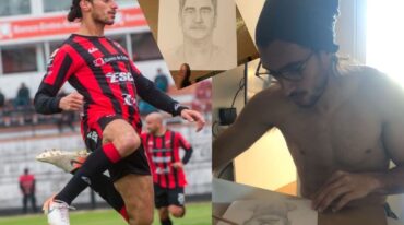 El delantero de Patronato Sosa Sánchez muestra su pasatiempo.