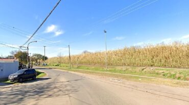 El cuerpo fue hallado en la intersección de las calles Aguirre y Sarmiento. Captura de Google