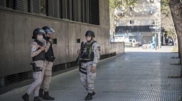 Custodia en el Centro de Justicia Penal de Rosario. Marcelo Manera