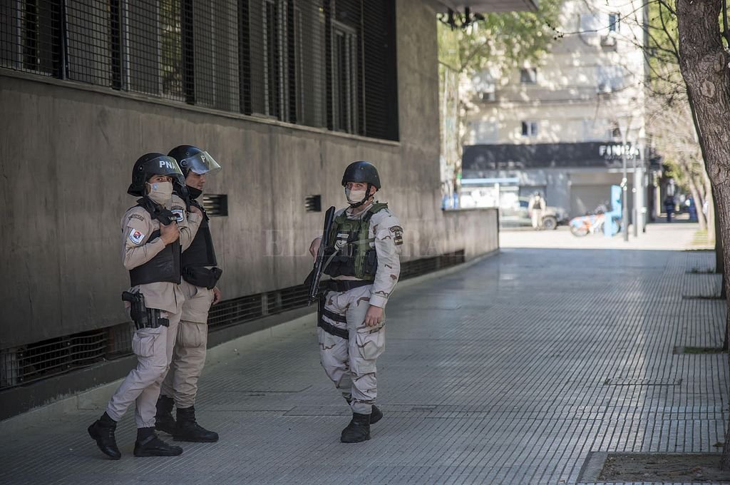 Custodia en el Centro de Justicia Penal de Rosario. Marcelo Manera