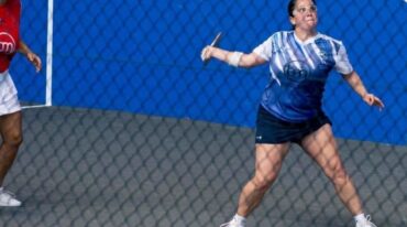 Sabrina Andrade en la lucha por el tercer puesto ante España.