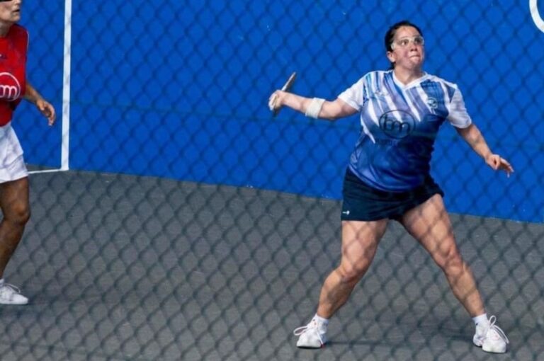 Sabrina Andrade en la lucha por el tercer puesto ante España.