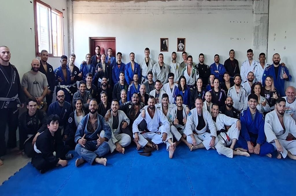 Alumnos y profesores de la academia Vieyra Jiu Jitsu. Ariel Rodríguez
