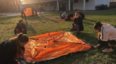 El armado de las carpas