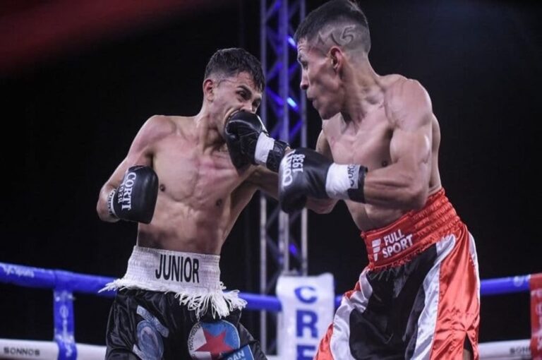 La pelea entre Blanc y Zárate fue intensa y accidentada. Boxeo de Primera