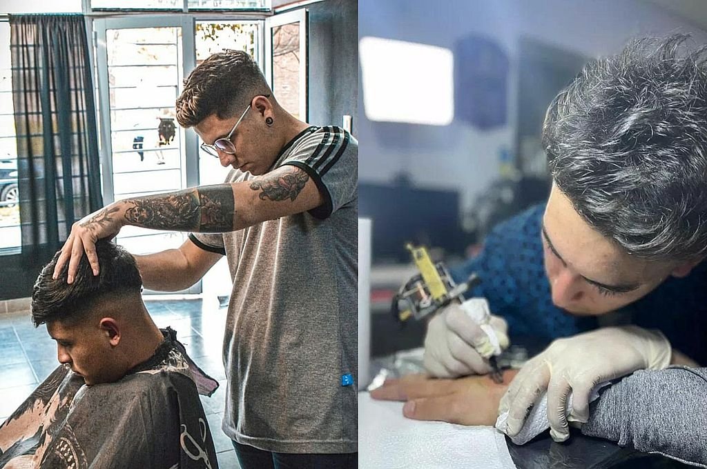 Juan Valle (Santa Elena) y Axel Lallana (Paraná) se preparan para demostrar lo que tanto saben hacer.