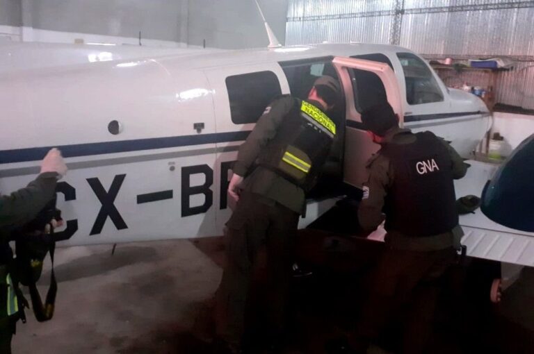 La avioneta encontrada en el hangar en General Campos