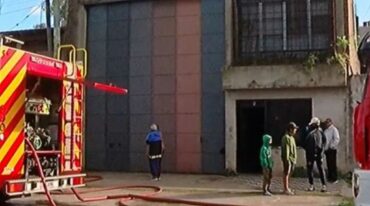 Frente de la casa donde ocurrió la tragedia. Gentileza