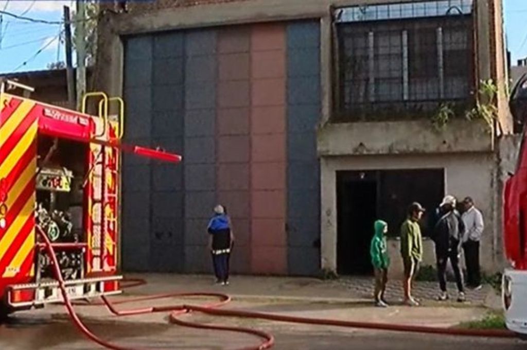 Frente de la casa donde ocurrió la tragedia. Gentileza