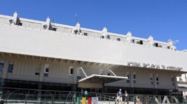 Hospital Centenario donde había sido trasladada la víctima. Gentileza
