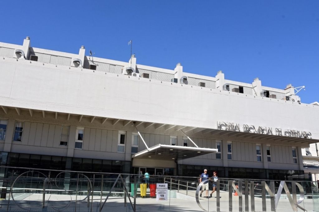 Hospital Centenario donde había sido trasladada la víctima. Gentileza