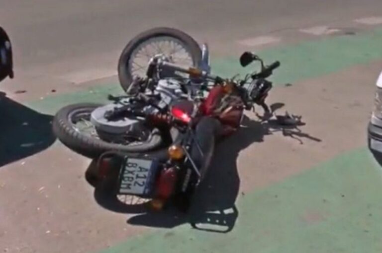 La motocicleta en cuestión. Gentileza