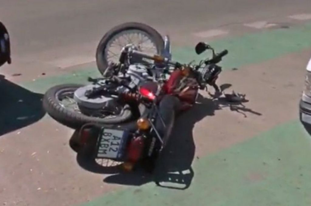 La motocicleta en cuestión. Gentileza