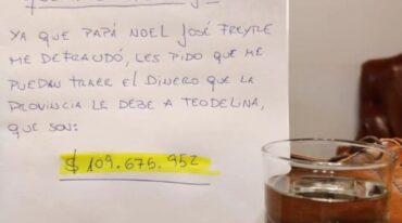 La carta-pedido a los reyes: la creativa manera en que el presidente comunal de la sureña Teodelina le reclama a la Provincia. Gentileza.