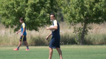 Germán Rivarola es el nuevo DT de la reserva auriazul. Gentileza.