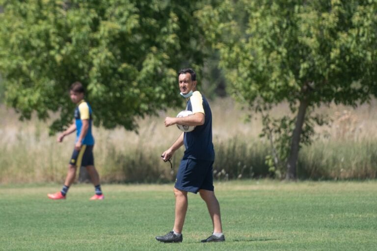 Germán Rivarola es el nuevo DT de la reserva auriazul. Gentileza.