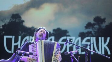 Chango Spasiuk mostró su mejor versión con el acordeón. Carla Gasman