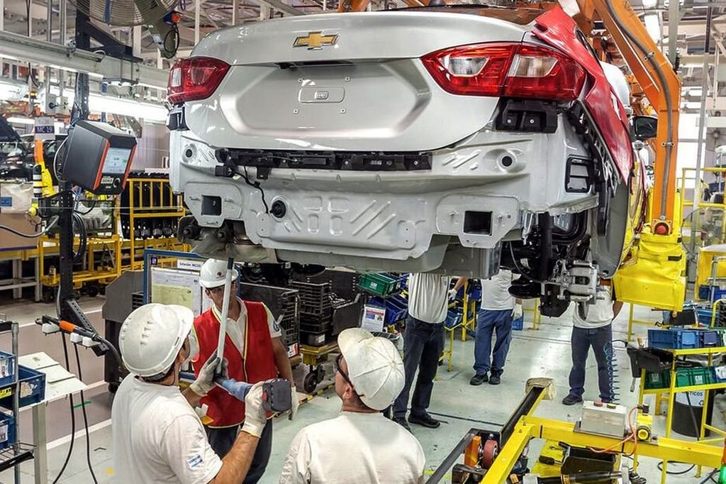 La industria automotriz fue el rubro con mejor rendimiento interanual. Archivo.