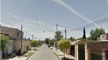 Zona donde ocurrió el crimen. Gentileza