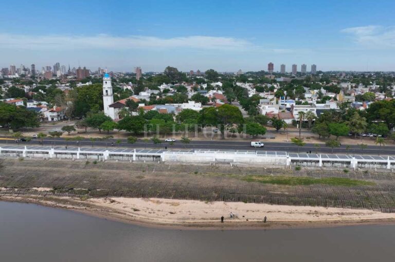 La capital de la provincia se derrite con máximas superiores a los 40 grados. Fernando Nicola (Drone)