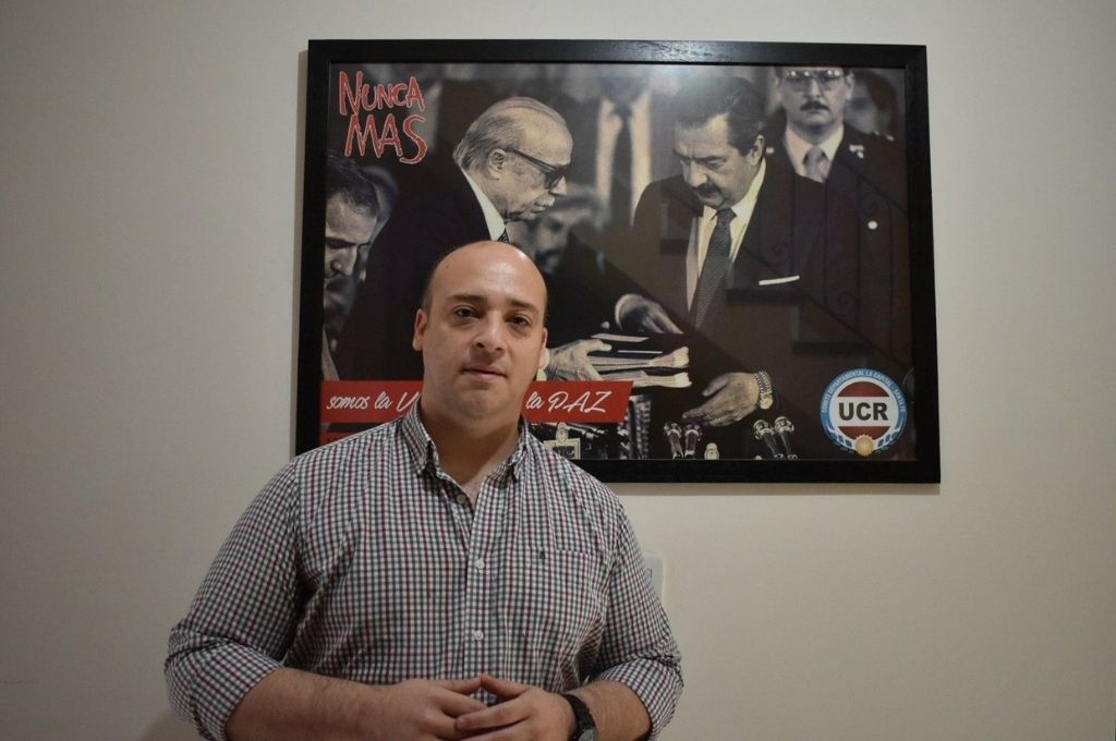 Basile Integra el espacio UCR Evolución. que tiene como referente nacional a Martín Lousteau