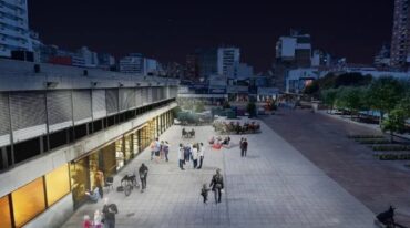 El proyecto le daría un gran impulso a una zona céntrica de la ciudad. Gentileza.