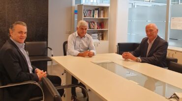 Bonfatti visitó en su despacho del Centro de Justicia Penal de Rosario al Fiscal General