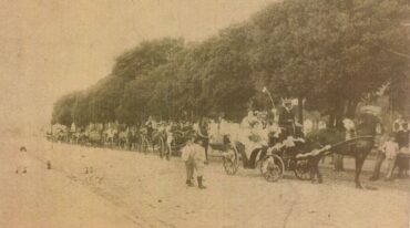 Desfile de carrozas en el carnaval de Gualeguaychú