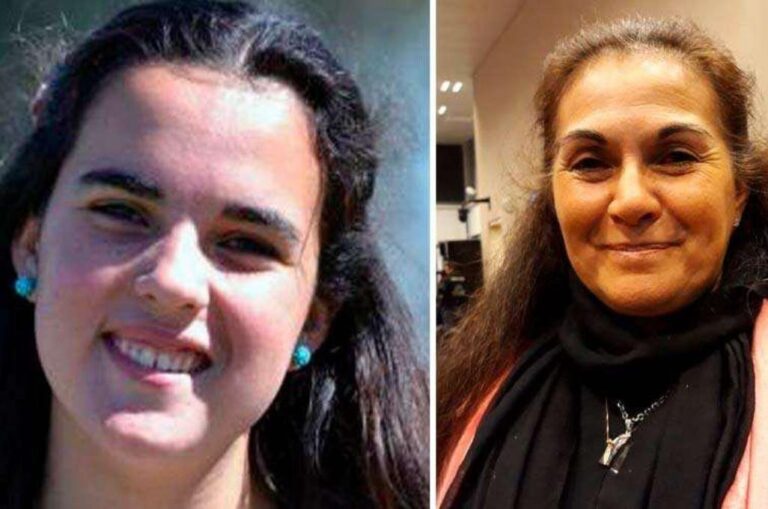 Chiara Páez y su mamá